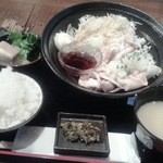 九州 熱中屋 - 豚しゃぶランチ750円