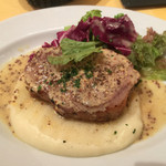 Aux delices de dodine - ランチ（豚ロースのロースト 粒マスタードソース）