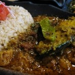 旧ヤム邸 空堀店 - ヒヨコ豆とマトン＆ポークのキーマ