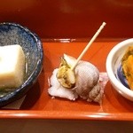 天ぷら わかやま - 前菜