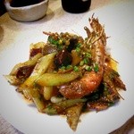 ゆたか - 海老とセロリの炒め