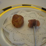 ル・ヴァンテール - オリーブの生ハム巻き、チーズシュー