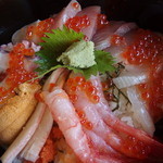 おけしょう鮮魚の海中苑 - (2015/09/26)海鮮丼（海）