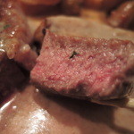bistro D - お肉の断面。美味しそう～