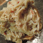 じんぺい - 北海道産 毛蟹のチョモランマ　ズームアップ