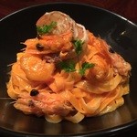 Le Cinq - ☆天使の海老トマトクリームソースの手打ち麺（●＾o＾●）☆