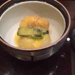 神戸たむら - 秋鱧と小玉葱とうもろこし餡