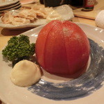 ちろり - 2015'10/8　冷しトマト五五〇円