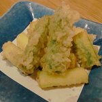 和彩厨房 KATURA - 太アスパラの天ぷら