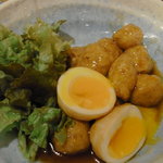 和彩厨房 KATURA - 鶏つくね照り焼き半玉添え