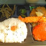 Kawana Seinikuten - ★2015・10再訪　ハンバーグひれかつ弁当　540円