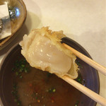 ひろ作 - 天ぷらのホタテ。