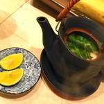 銀座 しまだ - 松茸とハモの土瓶蒸し