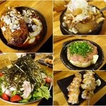 焼とり よね田 - つくね￥210(トッピング目玉焼き￥100)/よね田サラダ￥600/牛すじと大根の煮込み(小)￥380/じゃがバター￥600/正肉￥150/なんこつ￥200