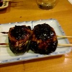 Kushiyaki Izakaya Kazuya - ピーマン肉詰め  美味しい！