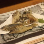 柳家錦 - 小鮎とまいたけ、くろかわだけ、くりふうせんだけ