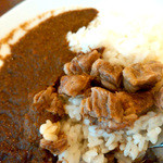 イモキン - 健膳カレーのお肉。柔らかくて美味しいー