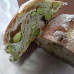 シニフィアン シニフィエ - 枝豆のチャパタ断面