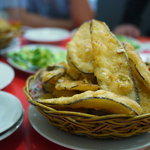 鴻運 - なすの塩揚げ