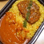 セブンイレブン - 料理写真:Wソースカレー(キーマ&チキン)550円