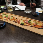 DINING 彩 - ロングナンピザ　ポテト＆チョリソー