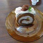 EGOGE - マロンクリームのコーヒーロールケーキ
