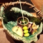 大どころ - 前菜盛り合わせ・・秋らしい品々。