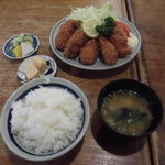 御代鶴 - カキフライ定食