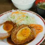 キッチン大正軒 - スコッチエッグ定食【2015年9月】