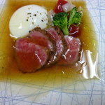 和匠よし乃 - 淡路牛炙り変わり叩き風