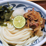 ふる里うどん  - 美味しい肉ぶっかけ冷でした。