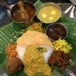 カルパシ - 20151007～スリランカプレート　1200円（食後のミルクティー付）＋オプション