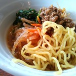 なでしこ - 2015.8ver.③ おおわにもやしのビビン麺 麺UP♪