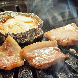 ★Samgyeopsal made with Mikawa brand “Oinku pork”