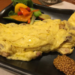 涿屋 - 201510再訪 オムレツ パンチェッタ入り