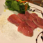 涿屋 - 201510再訪 豚ヒレ肉のカルパッチョ