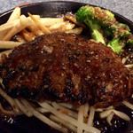 弥生亭 - ハンバーグ