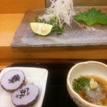 Hasuike Maruman Sushi - 付き出しとツマ