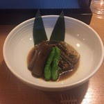 おきらく和食家魚 - 丸穴子とごぼうの煮付け