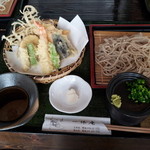 天ざるそば(並盛り）1350円