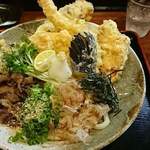 手作りうどん 天粉盛 - ほんまにてんこ盛り(*´∀｀)ノ！