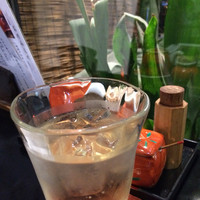 日本橋 やぶ久 - 梅酒 ソーダ割り