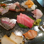 ９種類の刺身が楽しめます♪