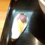 麺や 琥張玖 - 紫大根とレモン