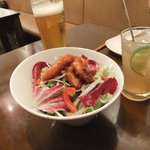 Kulu Kulu - たこの唐揚げサラダ680円