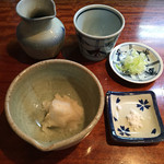 天庵 - 天ぷらせいろに別注で辛味大根おろしを付けました。 2015.10