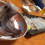 郷土風味 魚来亭 - 2015.10追加　イカがうにうに動いています