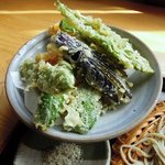 そば哲 - 遠浅そば哲 「野菜天麩羅」