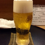 まにわ - 久々のルービーで乾杯！