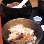 海鮮茶屋 一鮮 - 鰻ひつまぶしをお茶椀によそってみる♪ｗ